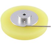 Diámetro 100mmx6mm Encoder de medición de aluminio industrial Meter Wheel para codificar accesorios de codificador Codificar Como se muestra