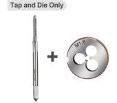 XCAN Rosca Macho de roscar Mini métrico Tornillo Macho de roscar Troquel HSS Acero Micro Máquina Grifo Broca Roscado manual T Juego de machos y tro...