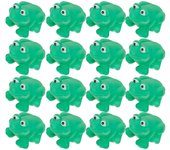24pcs Juguetes de rana de ducha para niños Juguetes de bañera de natación Juguetes chirriantes en forma de ranas