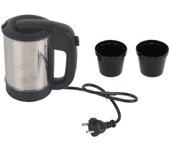 0.5l Mini hervidor eléctrico de acero inoxidable apagado automático portátil de viaje agua caldera olla eu 220v