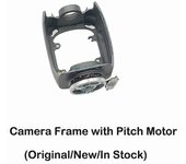 Piezas de cardán originales para DJI Air 2S Gimbal Motor YR con ensamblaje de brazo de rodillo de guiñada Marco de cámara con tapa de cubierta de m...