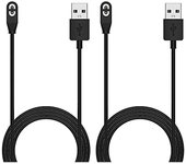Cable de cargador magnético de 2 piezas, para Aeropex AS800, OpenRun Pro, OpenRun, OpenComm Auricular de conducción ósea negro
