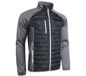 Chaqueta acolchada Sunderland Zermatt para hombre Negro Camuflaje/Pistola/Plata negro/plata Medium