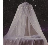 Dosel de cama con brillo fluorescente en la oscuridad, presente para niños / niñas (ruipei)