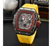 Reloj de hombre de alta calidad AAA de lujo superior Función automática de segundero de funcionamiento de 6 pines Sensor mecánico RM Reloj luminoso...