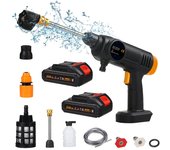 Lavadora a presión inalámbrica 60Bar 150W Lavadora de alta potencia con batería recargable de pulverización 6 en 1 para US plug