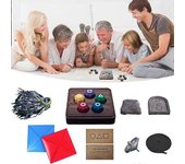 unbrand Juego Tradicional Coreano, Juego De Juego Folclórico Coreano, Juego De Guijarros De Piedra, Juego De Lanzamiento, Juego De Atrapar Cinco Pi...