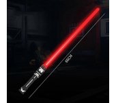 Star Wars Led Lightsaber Toys Fun Flashing Light Laser Saber Espadas iluminadas con sonido Cosplay Props Adult Children Gift Rojo