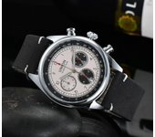 UNION GLASHUTTE SA Reloj para Hombre Relojes de pulsera de cuarzo Reloj de hombre Deportes Cuero Impermeable Casual Relojes para hombre white UNION