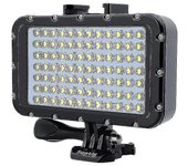 50m / 164ft impermeable recargable regulable luces subacuáticas luces de buceo led luces de vídeo 84 led 5000lm para Gopro Nikon Panasonic cámaras ...