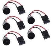 5Pcs/set Placa base Altavoz PC Computadora Placa base Altavoz Placa base Caja Caja Pitido Zumbador Altavoz Conector Enchufe 5