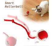 Smart Rollerball Self Hi Cat Playstick, Gatitos Cargando Gato Playball Rojo
