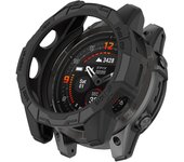 Funda protectora para Garmin epix Pro (Gen 2) 42mm / Fenix 7S Pro / 7S, marco de cubierta hueca suave de TPU Negro
