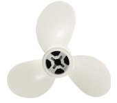 Hélice de aluminio con motor fueraborda Yamaha 2hp 2.5hp 2 tiempos - 7 1/4x5-a, 3 palas