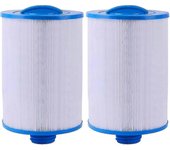 Cartucho de filtro de spa de 2 piezas, para Pleatco Pww50 Filtro de bañera de hidromasajeFiltro de spa para Unicel 6ch-940 / jacuzzi Spa Business W...