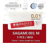 0.01 HECHO EN JAPÓN super delgado ultra delgado como no usar condón hombres sexo SIN LÁTEX Poliuretano felicidad 001 D 0.02 5pcs