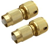 2pcs Adaptador de reparación de manguera expandible Manguera de jardín Manguera de latón Como se muestra