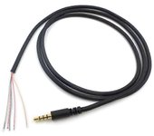 Cable de auriculares para juegos Cable de audio conector de 3,5 mm para reparación de Hyper X Cloud II