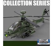 Redkid América AH-64 Apache Utility Alloy Helicóptero Modelo De Avión Simulación De Metal Modelo De Vuelo Sonido Y Luz Niños Juguete Regalo Con caj...