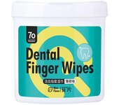 Las toallitas dentales para los dedos reducen la placa y refrescan el aliento de los dientes de perros y gatos