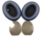 Auriculares para auriculares Sony WH-1000XM4 Juego de almohadillas de repuesto para los oídos con hebilla Azul