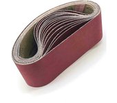 Augro Banda abrasiva 100x915 mm.5 tipos de grava mixta (2X40 /80/120/180/320). Juego de bandas abrasivas (10 piezas)