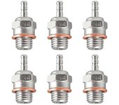 6 piezas de bujía incandescente N4 Hot Spark nitro piezas del motor reemplazan OS 8 para Traxxas Kyosho HSP HPI 1/8 1/10 RC Car Truck Buggy Como se...