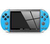 2023 X7 Portátil Juegos de Mano Retro Jugador de Consola de Videojuegos 41in HD 8G 15000 Juegos BLUE