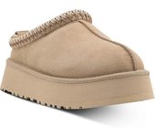Morakot Mini botas de plataforma para mujer Zapatillas para mujer Zapatillas de interior Botines cortos de ante con forro polar sin cordones Beige ...