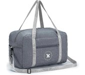 Bolsa de mano 40x20x25 cm para Ryanair Tamaño aprobado Maletina de mano plegable Bolsa de lona de viaje Equipaje debajo del asiento Llevar en la bo...