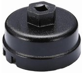 1 pieza de 64 mm 14 flautas Herramienta de extracción de llave de tapa de filtro de aceite para Toyota Sequoia Lexus6417242417062 Negro