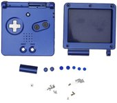 Carcasa de consola de juegos para GBA SP Carcasa de piezas completas de repuesto Carcasa con botones para Gameboy Advance SP Azul