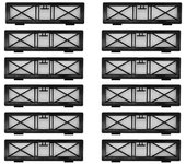Filtro de repuesto para las series conectadas D3, D4, D5, D6, D7, D8, D9, D10 y Botvac D Series D75, D80, D85 Negro blanco