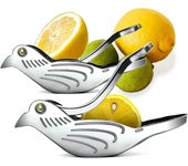 Exprimidor de limón para pájaros, exprimidor manual de limón de acero inoxidable, exprimidor de mano para granada de naranja, limón y lima-Yvan