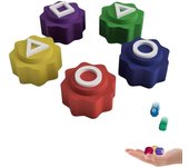 unbrand Juego Coreano Gonggi - 5 piezas Juego Tradicional Coreano Gonggi Jack Stone Pebbles Set, Juego Coreano Tradicional Gonggi, Juego de Entrena...