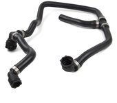 Manguera de agua de conexión de líquido refrigerante del radiador 17127596834 para tubería de agua de 1 '/ 3' F20 F30 114I 116I Negro