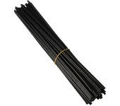 40PCS Varillas de soldadura de plástico Varillas de soldador de PP para pistola de soldador de plástico / pistola de aire caliente Negro