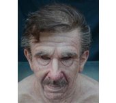 Nueva mascarilla facial realista de látex humano de látex para las arrugas del hombre viejo color02