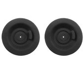 5PCS Disco de retrolavado Disco de limpieza espresso Disco de limpieza Cafetera Accesorios de limpieza de retrolavado para Espress Negro