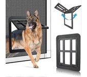 Unbrand Solapa para perros con imanes, Solapa para mascotas para mosquiteras, Solapa para perros, Solapa de cierre magnético para gatos Perros con ...