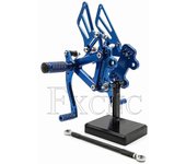 Sanxing Fr kawasaki ninja zx6r zx636 zx9r ZX-6R ZX-9R 1999-2002 motorrad verstellbarer hinterer fu peg fu sttze pedal zzr600 2007-2018 Blau