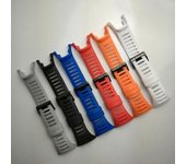 Para Suunto Ambit 1 2 3 Reloj Correa de goma ajustable Pulsera de pulsera Hebilla negra negra