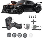 Aoui 16A04 1/16 Rc Drift Car Simulado 4 Ruedas Tracción Con Luz Led Rc Car Toy Para Más de 6 Entretenimiento-Q