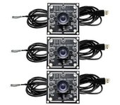 Módulo de cámara de 100 grados de 3 piezas, 1MP OV9732 1280x720 USB Free Driver Manual Focus, con cable de 3 metros para WinXP/7/8/10