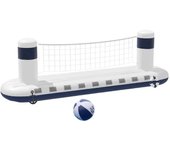 Juego de voleibol de piscina inflable Red de voleibol divertida para padres de niños 300cmx75cmx90cm Multicolor