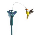 Decoración realista del jardín de los pájaros voladores de la energía solar, de los pájaros de la energía solar o de la batería para el exterior, d...