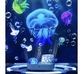 Morakot Proyector de luz nocturna oceánica, proyector de galaxia para niños para dormitorio, proyector Nebula Star con cable USB, lámpara de luz no...