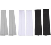 3 pares de soportes de manga para mujeres puño de enfriamiento protector de brazo de sombrilla mangas de brazo mangas de brazo transpirable protect...