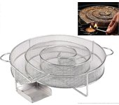 Generador de humo frío Generador de humo frío Frío Ahumado Barbacoa redonda Acero inoxidable redondo para parrilla y ahumador