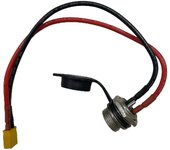 Scooter Charge Dust Cover Charger Port Cable para Speedual Grace Vsett 8 8+ 9 9+ 10+ Zero 8 9 10 8x 10x 11x Scooter eléctrico Cable del puerto del ...